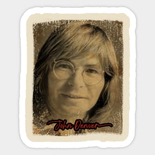 80s Classic John Denver Sticker